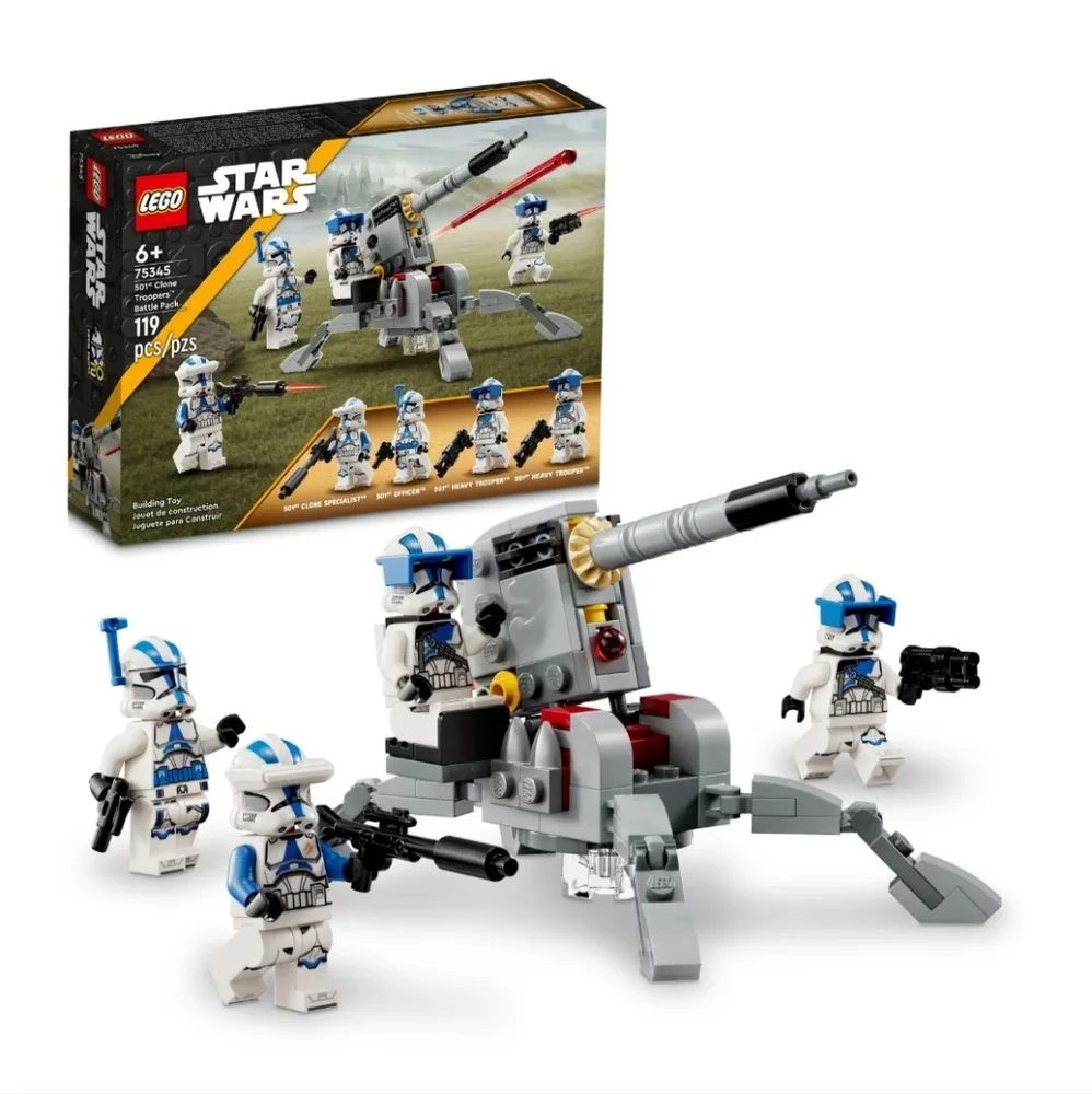 Lego Star Wars 75345 501st Clone Troopers Battle Pack Building Toy NWT